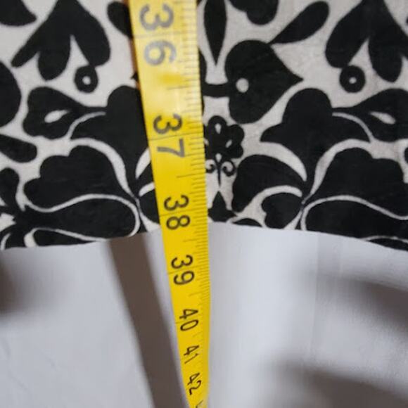 Tory Burch- Black and White- Silk Blend Sheath dress- size 4 - Picture 5 of 9